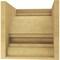 Ekena Millwork 12"W x 12"D x 12"H Wide Diane Rough Cedar Woodgrain TimberThane Corbel, Primed Tan CORUR12X12X12DIARCPR - alternate 2